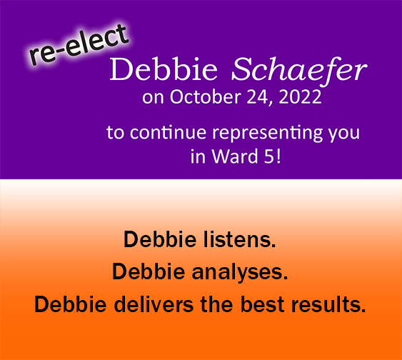 Re-elect Debbie Schaefer