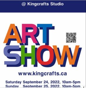 Kingcrafts Studio:  fall sale this weekend