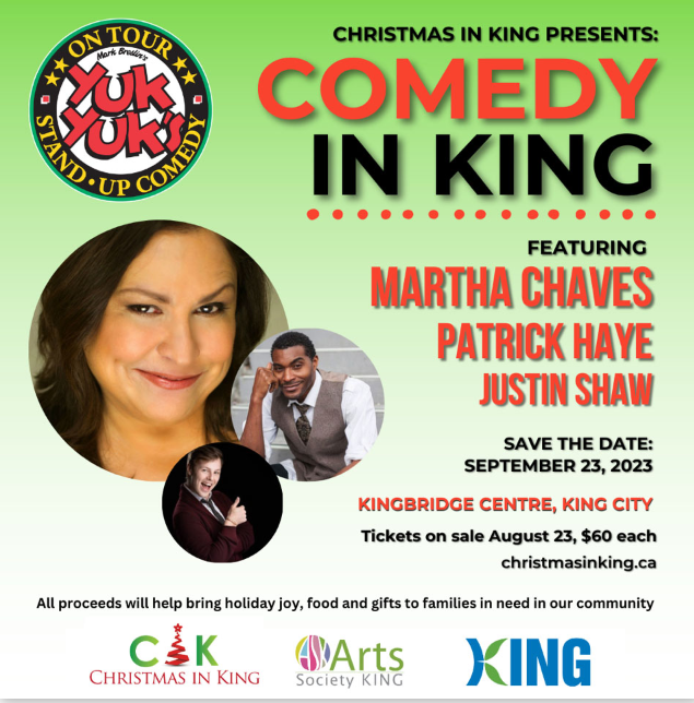 Comedy In King:  buy your tickets