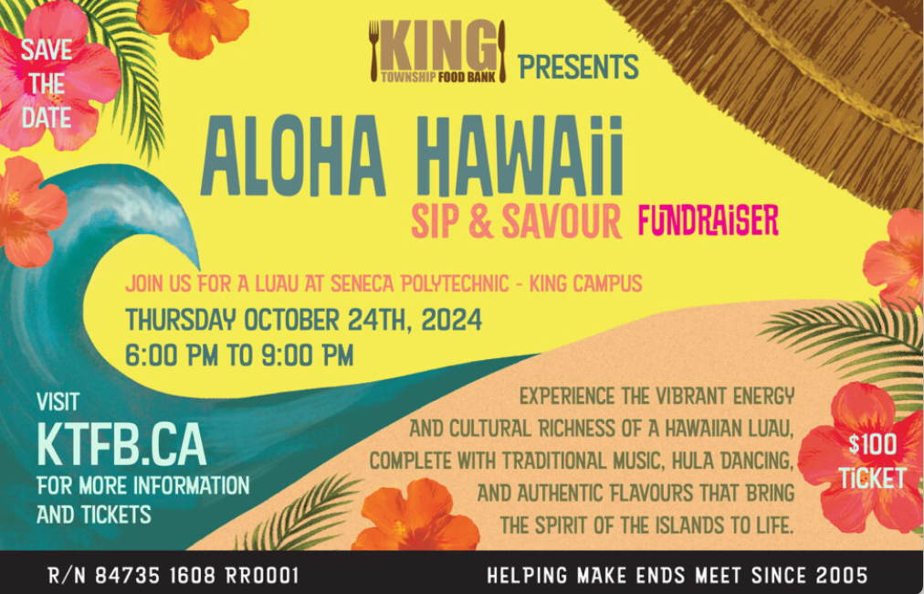 Aloha!!  Fundraiser For Our Foodbank