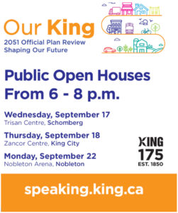 Official Plan:  public open houses