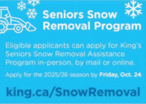 Snow Removal Assistance For Seniors