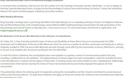 King Commemorates The Soldiers Who Fought For Our Freedom